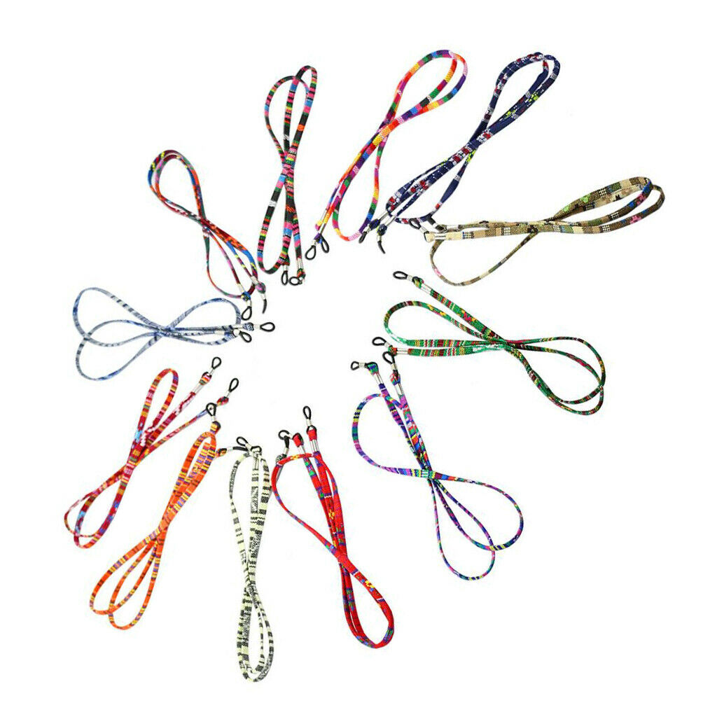 12 Pack Unisex Glasses Eyeglasses Eyewear Strap Rope Chain for Women Men