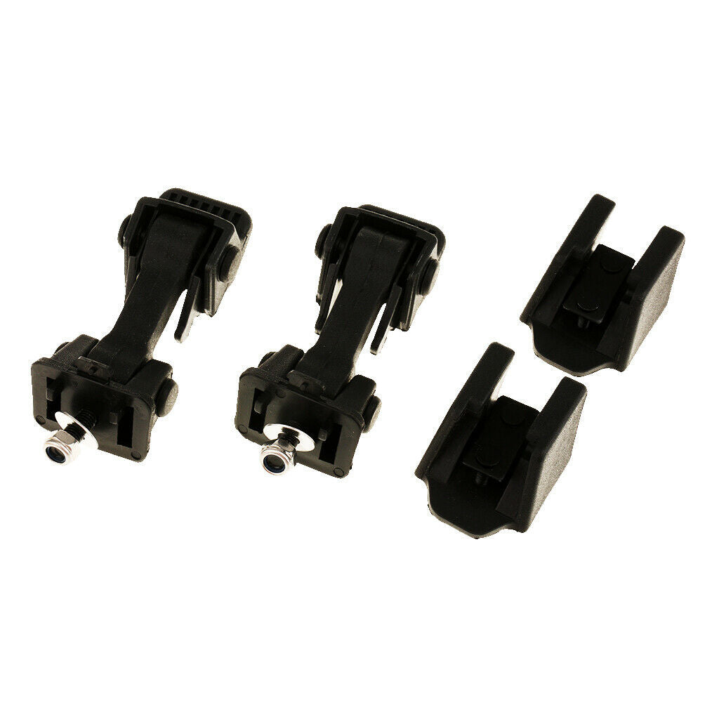 Pair Metal Locking Hood Lock Catch Latch Kit For Jeep Wrangler TJ 1997-2007