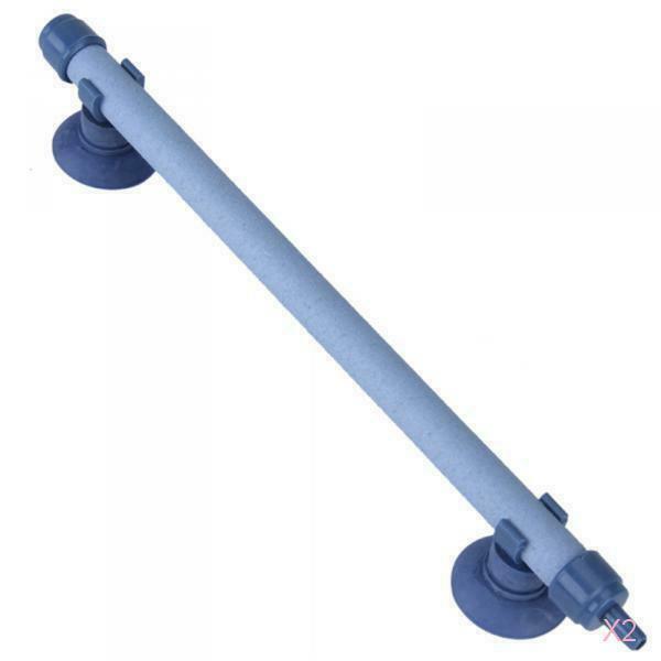 2x Fish Tank Aquarium Air Stone Bubble Wall Tube Diameter 1CM High Quality