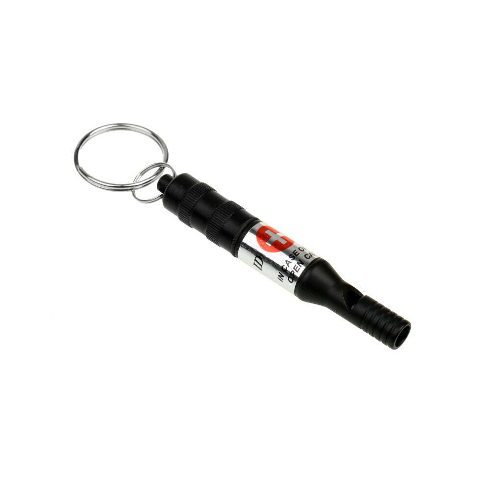 4 Pieces / Set Mini  Whistle Keychain Camping Hiking Tool