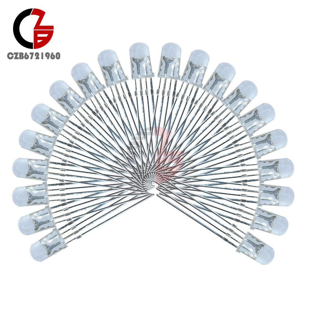 20PCS 4pin RGB Tri-Color Common Anode 5mm LED light Red Green Blue