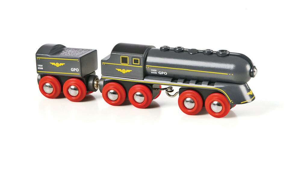 33697 BRIO Speedy Bullet Train Wooden Railway Rolling Stock inc 2 pc Age 3yrs+