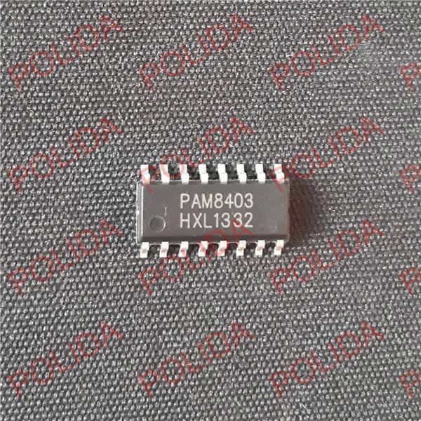 10PCS Audio Amplifier IC POWERANALOG/DIODES SOP-16 PAM8403 PAM8403DR PAM8403S