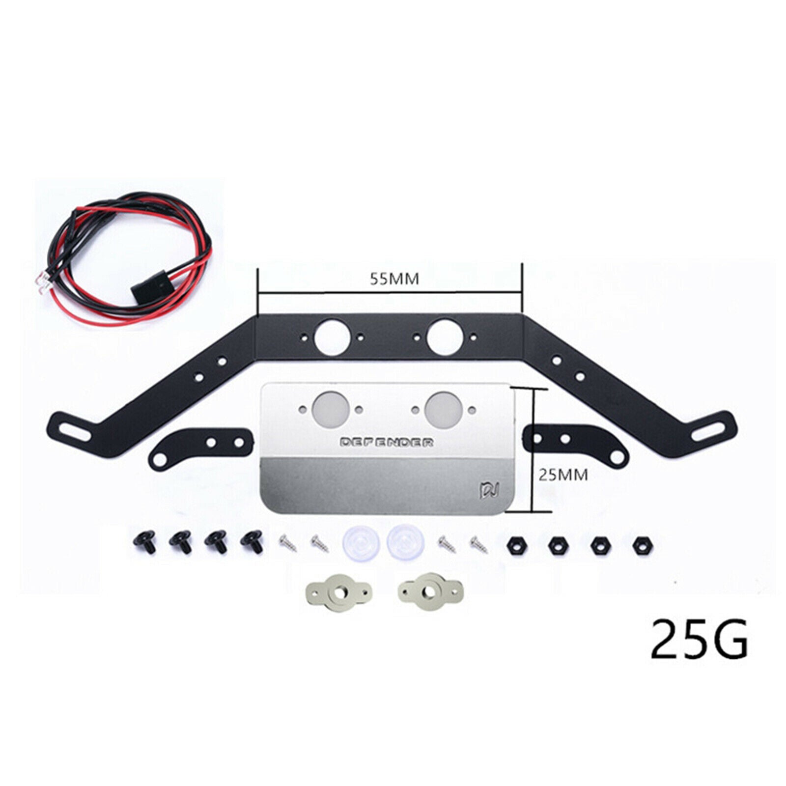 4 Led Roof Light Bar for MN D90 D91 1/12 Scale RC Crawler Upgrade Parts
