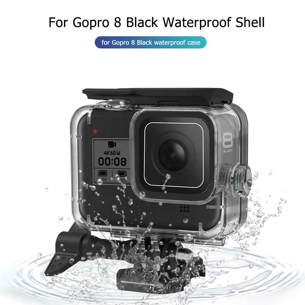 60m Underwater Waterproof Case Protective Shell Cover Housing for Gopro Hero 8