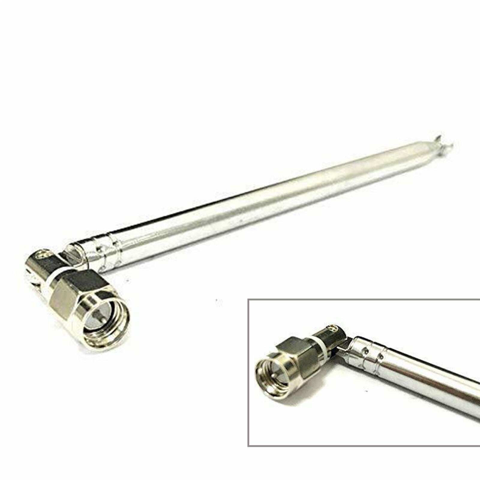 7 Section F Type Replacement Antenna Connector Telescopic Aerial TV AM FM Radio