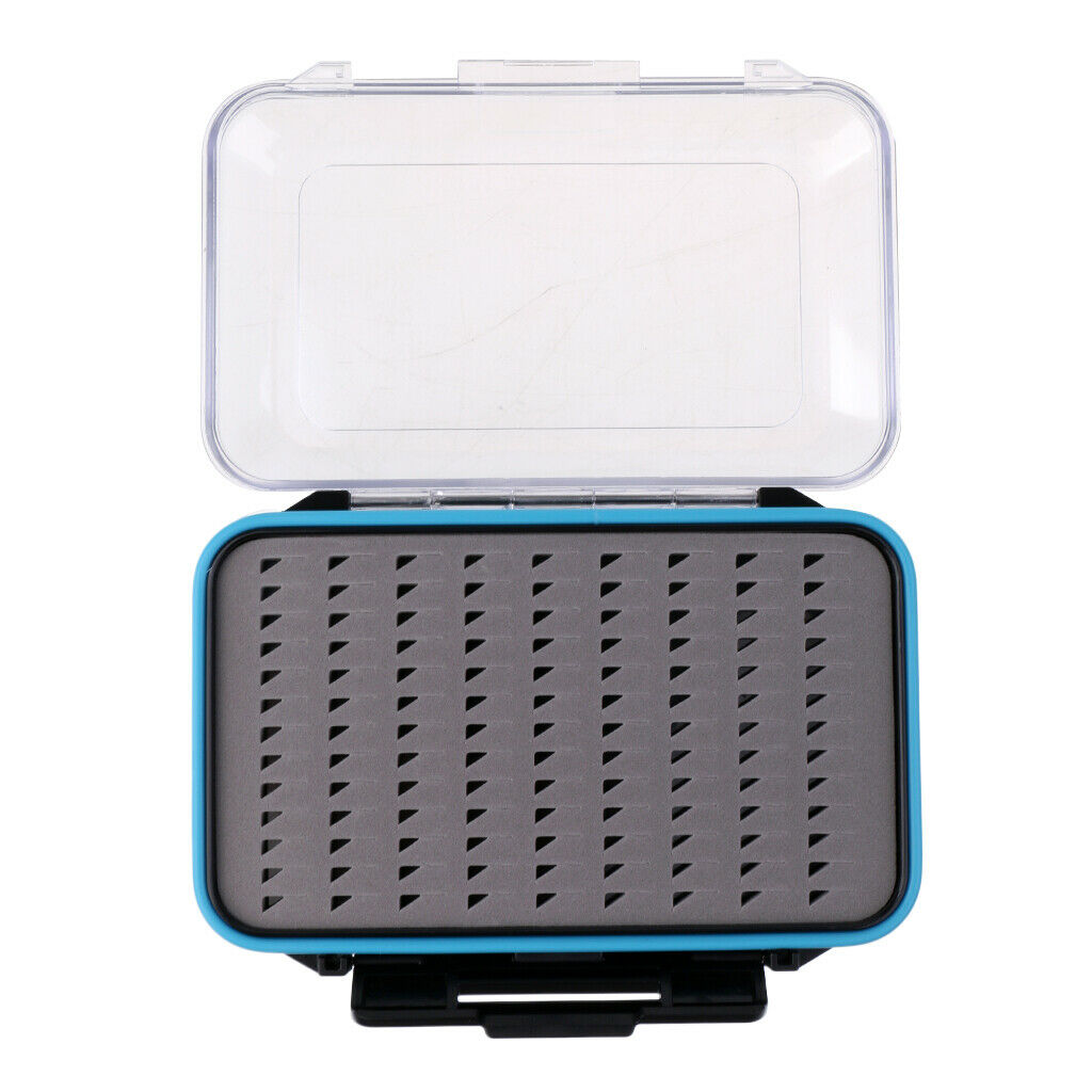High-capacity Two Sided Fly Fishing Case Hook Bait Storage Transparent