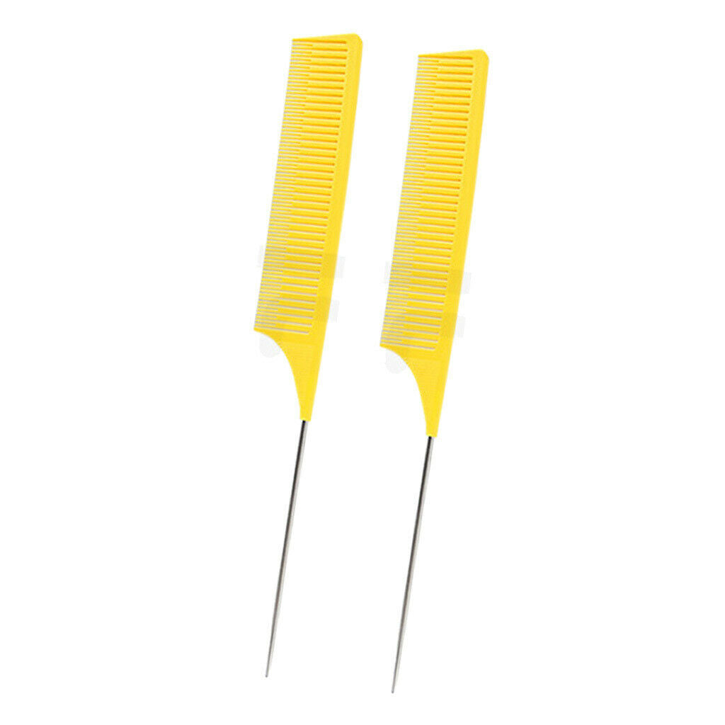 Professional ABS Sectioning Weave Highlighting Foiling Hair Combs Salon Comb