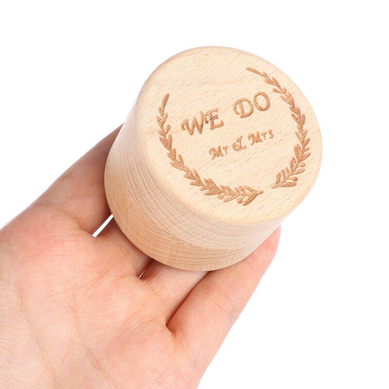 Wood Ring Box Wedding Engagement Wooden Ring Bearer Box Rustic Ring Box H.l8