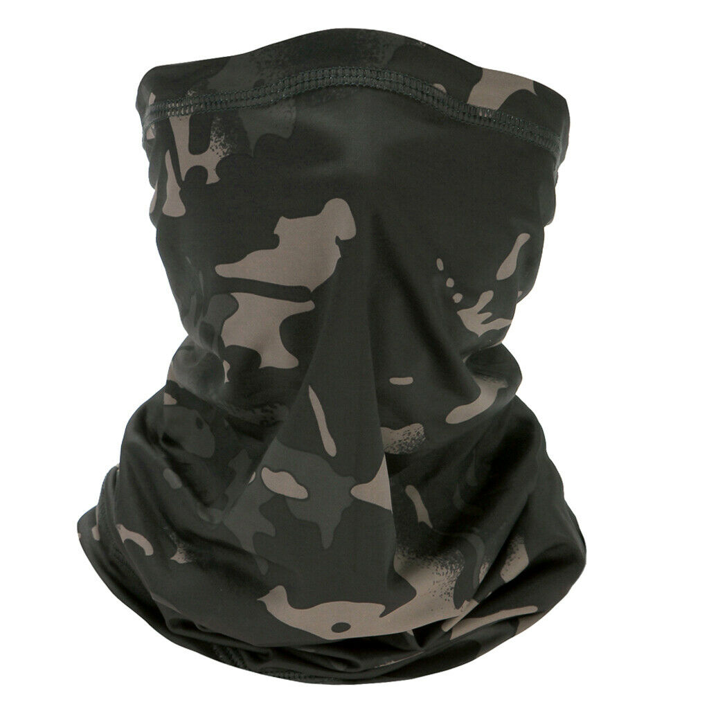 2Pcs Cycling Face Cover Guard Balaclava Headscarf Neck Warmer Headwear