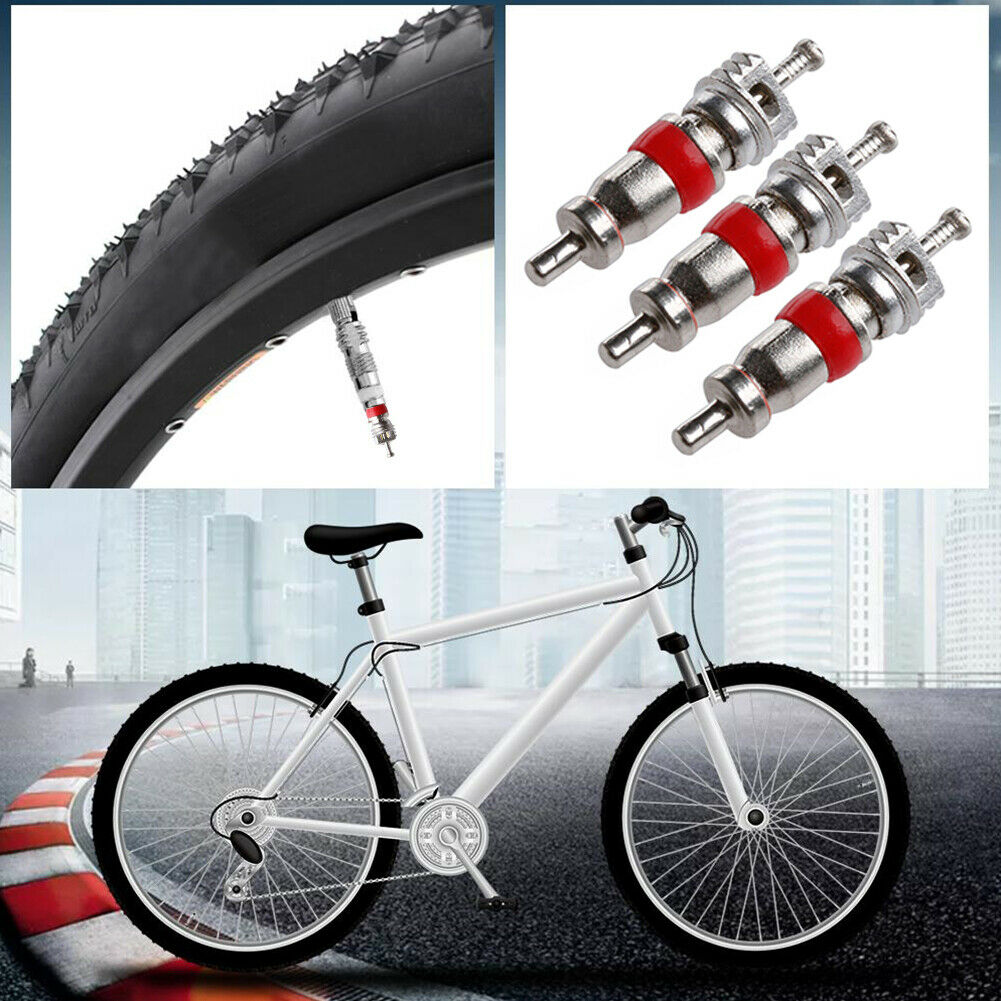 3pcs Bike Schrader Valve Core Road MTB Bicycle Motorcycle Tire Repair Parts  @