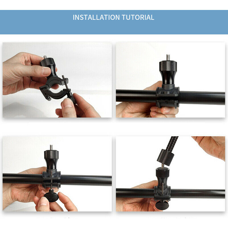Cycling Handlebar Mounts Extension Bracket Adapter Base Alloy For Phone Camera