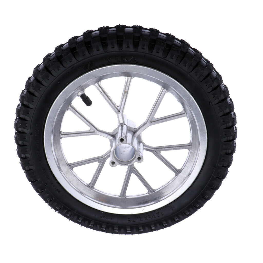Replacement Rear Wheel Tire with Solid Non-slip Hub for 49cc