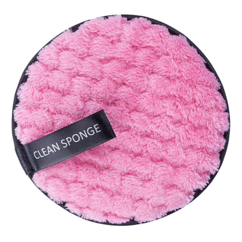 4Pcs Microfiber Cloth Cotton Pads Makeup Remover Puff Towel Cleaning Wipe