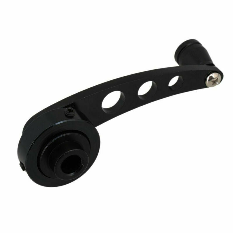 2 PCS 4.7" BILLET BLACK ALUMINUM CAR SUV WINDOW/DOOR WINDER GLASS HANDLES CRANKS