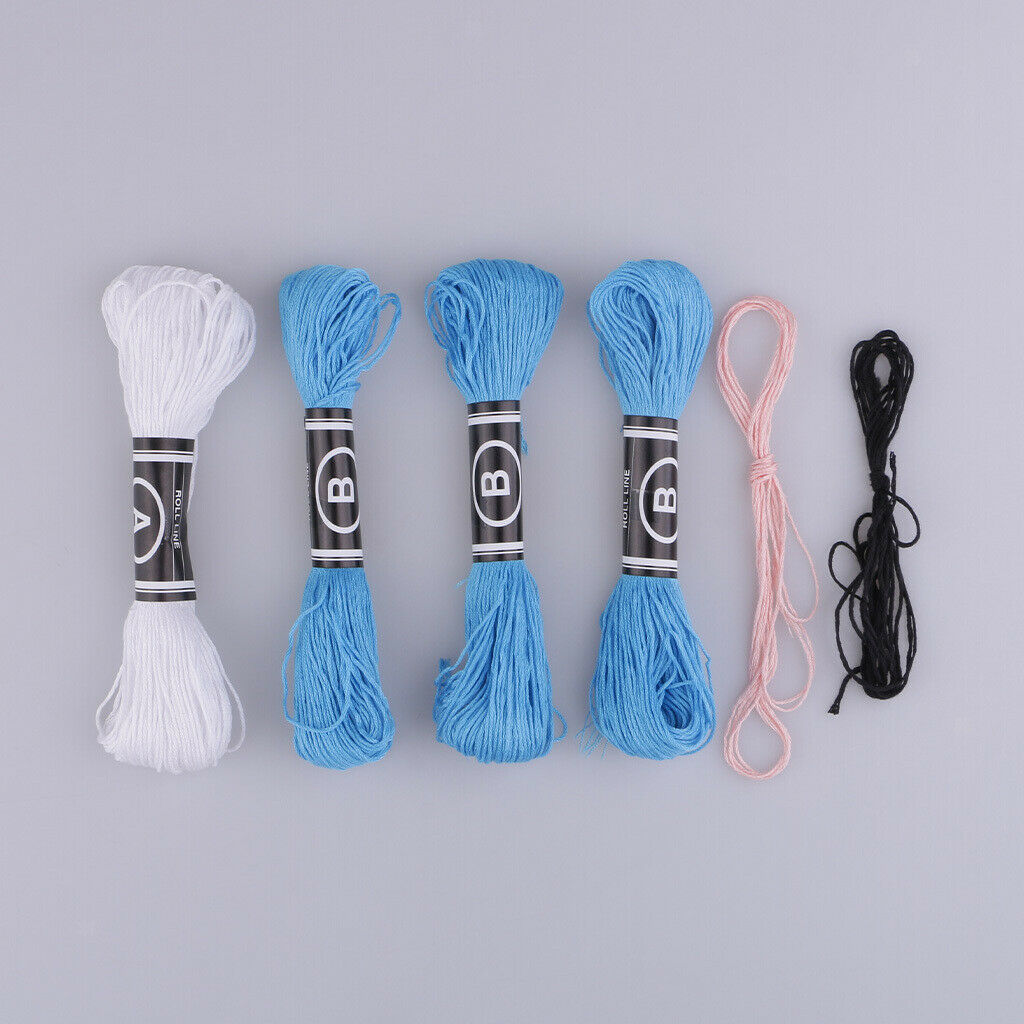 2 Pcs Cute Shape Hand Knitting Crochet Kit with Instructions, Easy to Follow