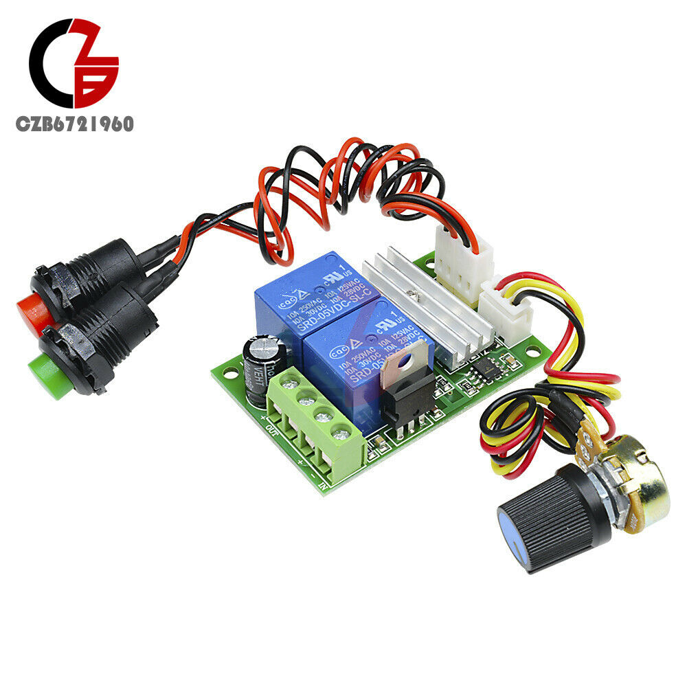 6V-24V 3A DC Motor Speed Control Controller PWM Regulator Reversible Switch