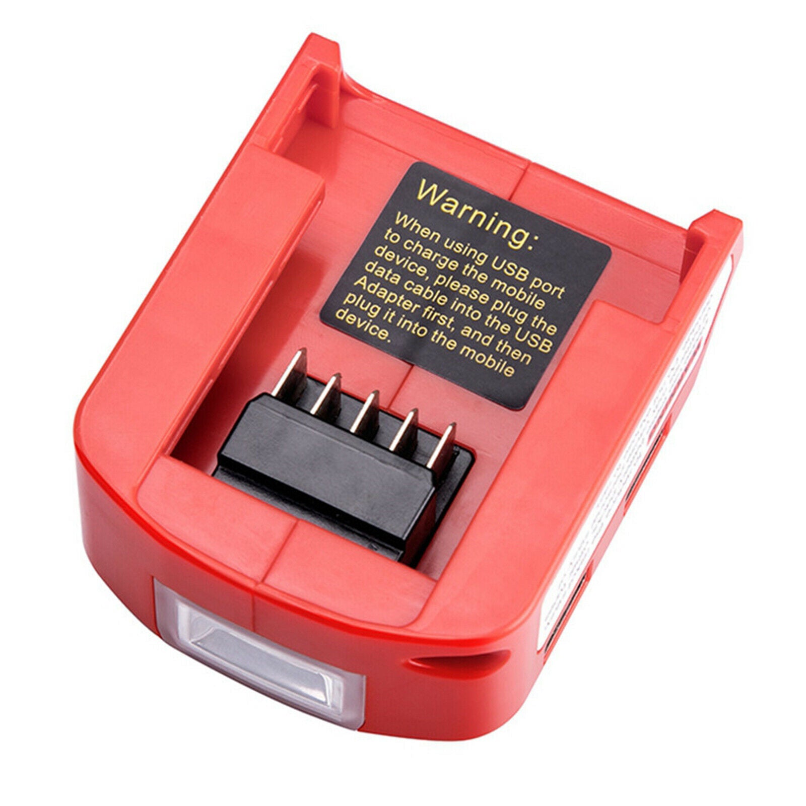 18v Power Source Adapter with LED Work Light Compatible with M18 Battery