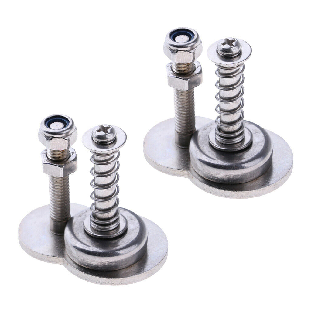 2 Packs Folding Bike Magnetic Buckle Magnet Screw Bolt Stopper Cup Sucker