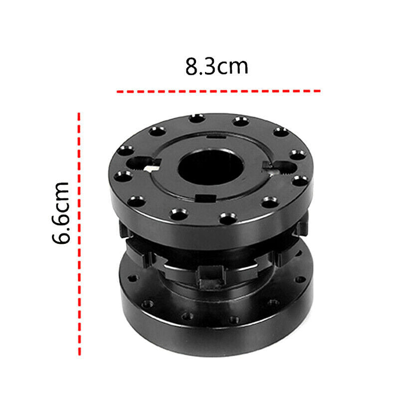 Adjustable 40MM to 70MM Car Racing Steering Wheel Extension Spacer Hub Adapter