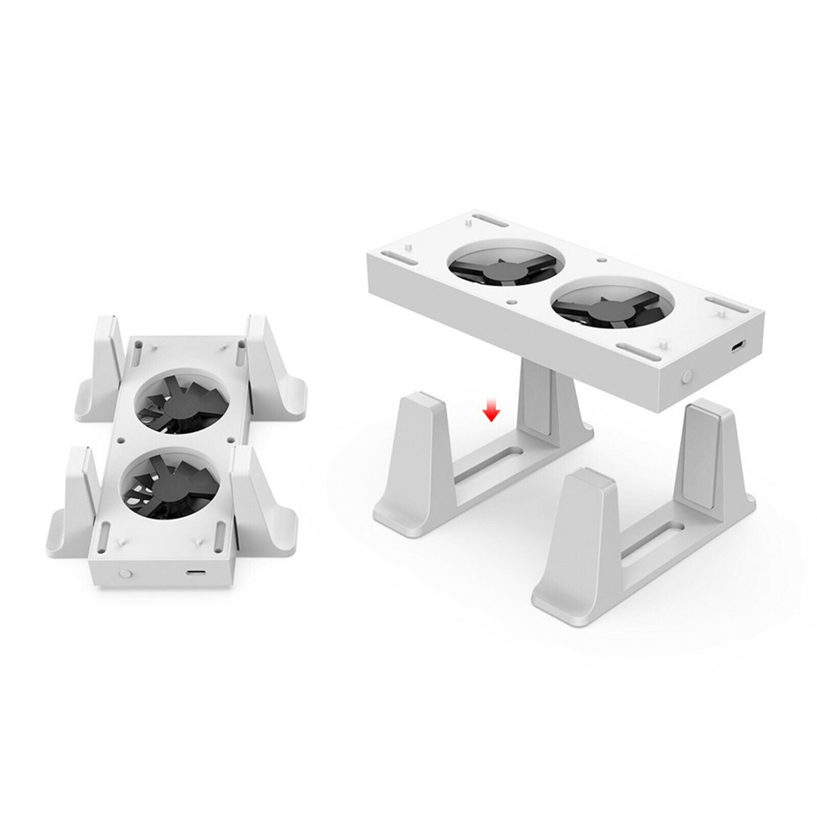 Vertical Cooling Fan Stand Base Host Cooler Bracket for XboxSeriesS Game Console