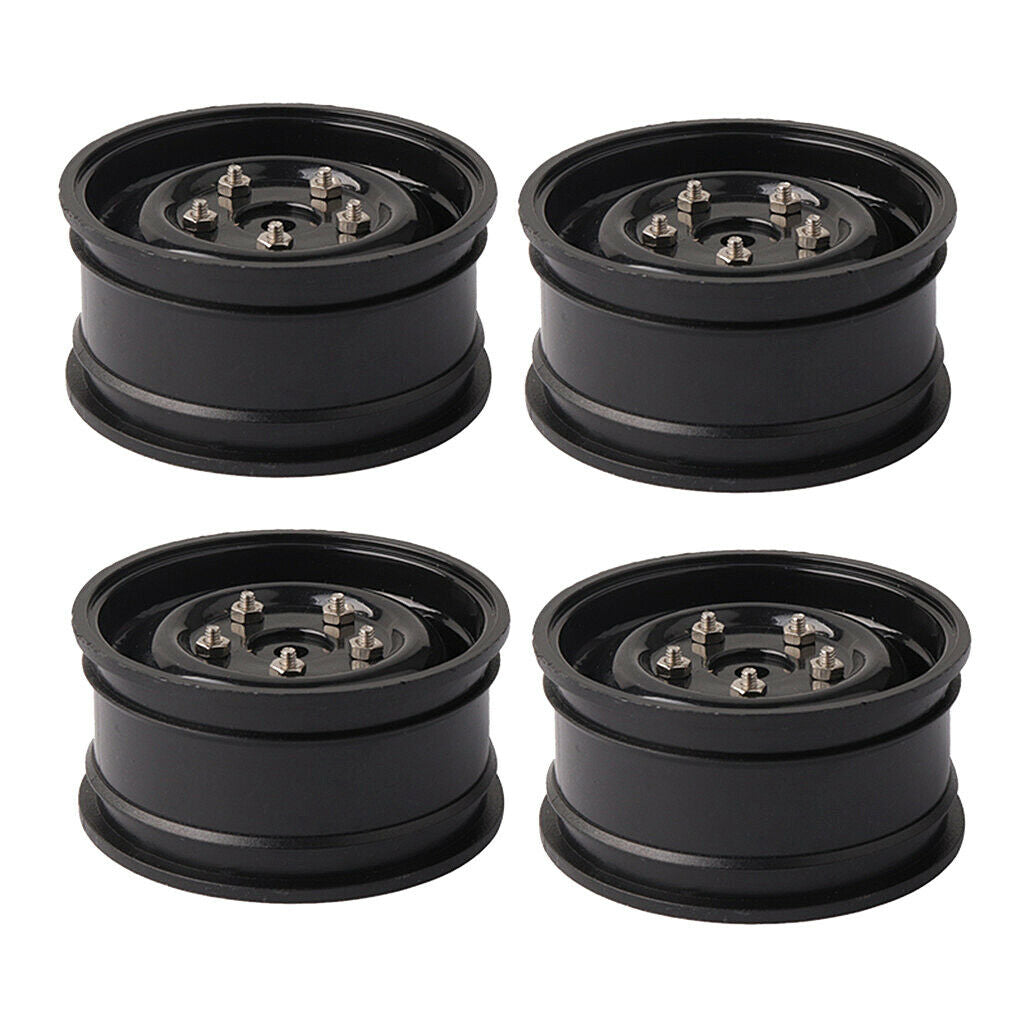 4x Plastic Beadlock Wheel Rim Hub 1.9'' For 1/10 Scale RC4WD D110 TF2 Trucks