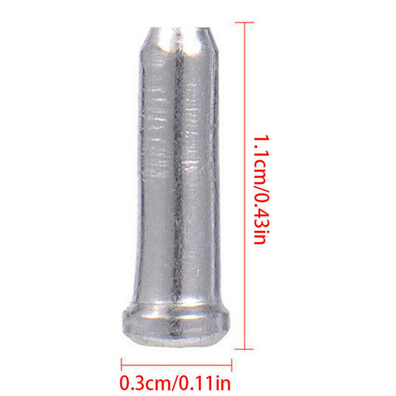 100PCS Bicycle Cable End Caps Bike Wire End Caps for Bike Brake Shifter  iZFDBD