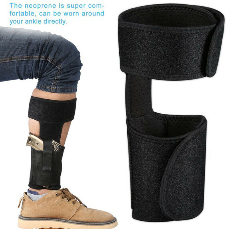 1pc Ankle Holster for Concealed Carry Elastic Secure Strap Leg Pistol Hols A SJ
