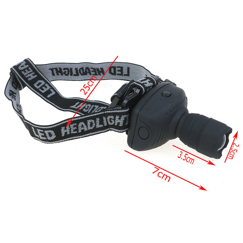 1pc Headlamp LED Headlight Flashlight Lantern Head Torch Light For Fish Lt