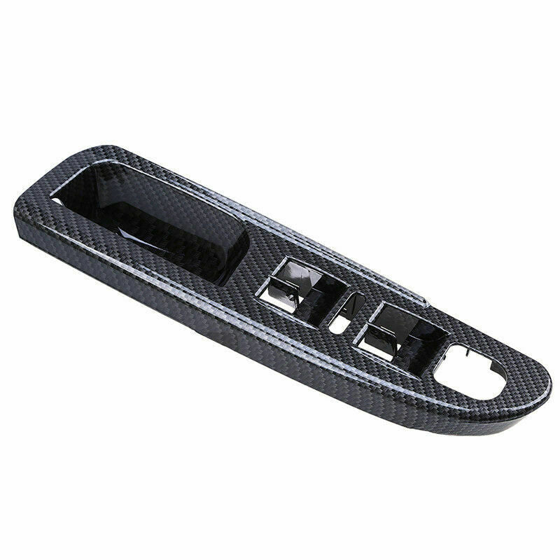 Carbon Fiber Look Window Switch Panel Cover  Fit For VW Passat B6 2006-2010