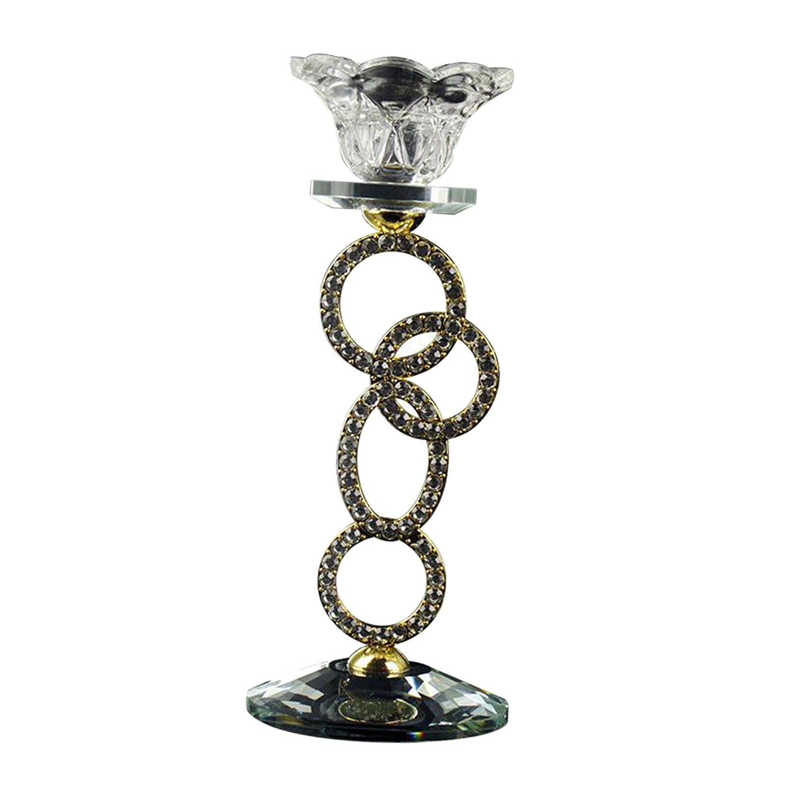 19x7cm Candlestick Stand Wedding Candle Holder Ornaments for Church Temple