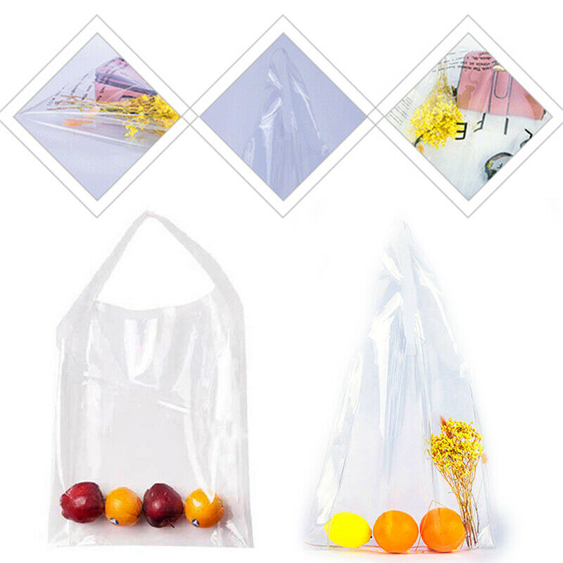 Women's Shopping Bag Beach Plastic Handbag Clear Street Travel PVC PU Totes New