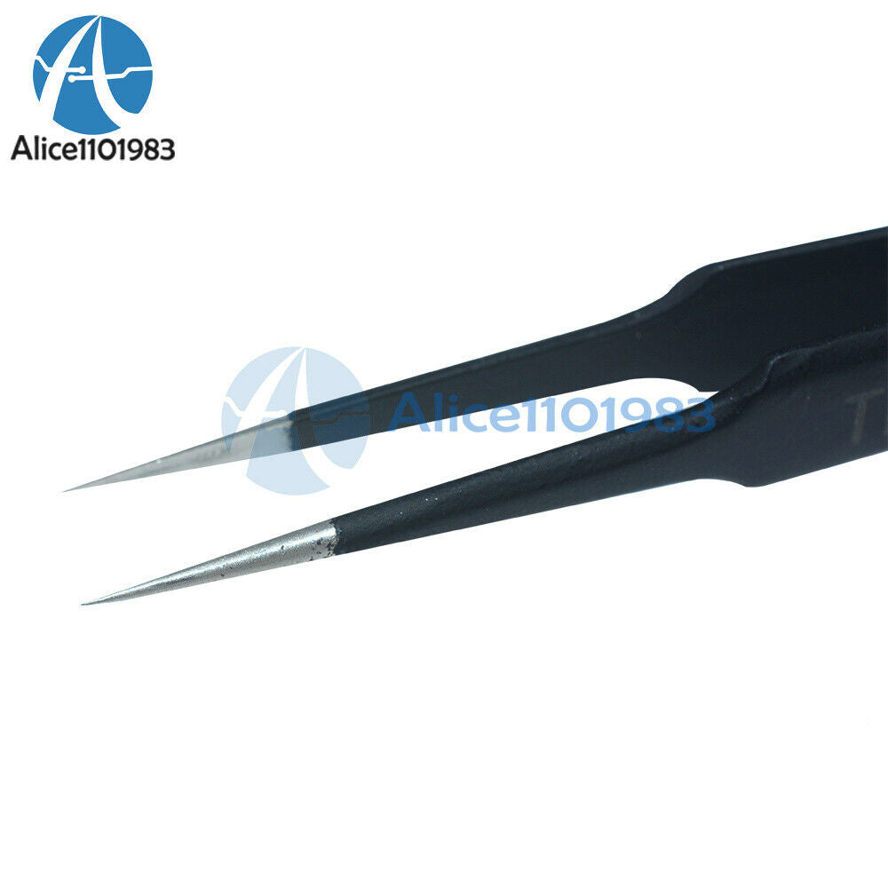 Non-magnetic Straight Tip Tweezer TU-14B Anti-static Tweezer