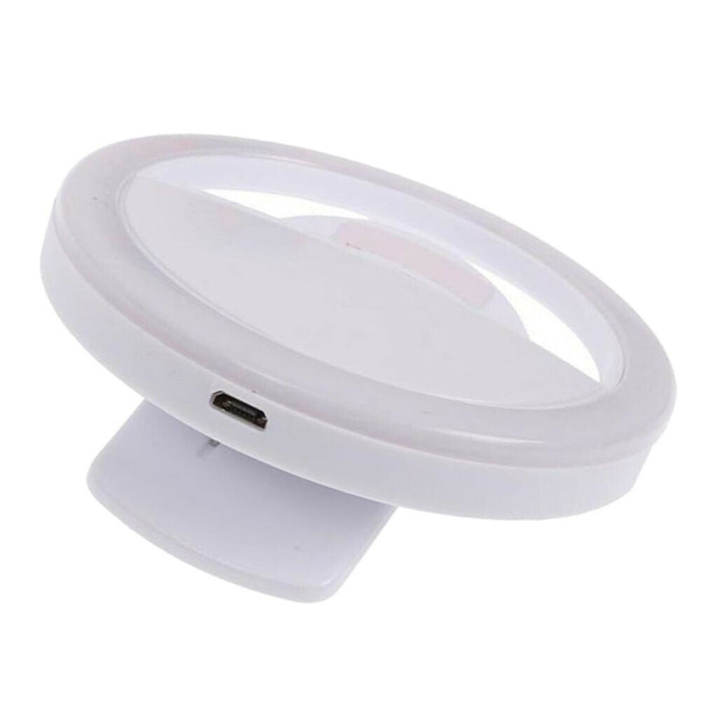 Selfie Ring Light Brightness Adjustable Clip-on Vedio Lights Laptop Camera