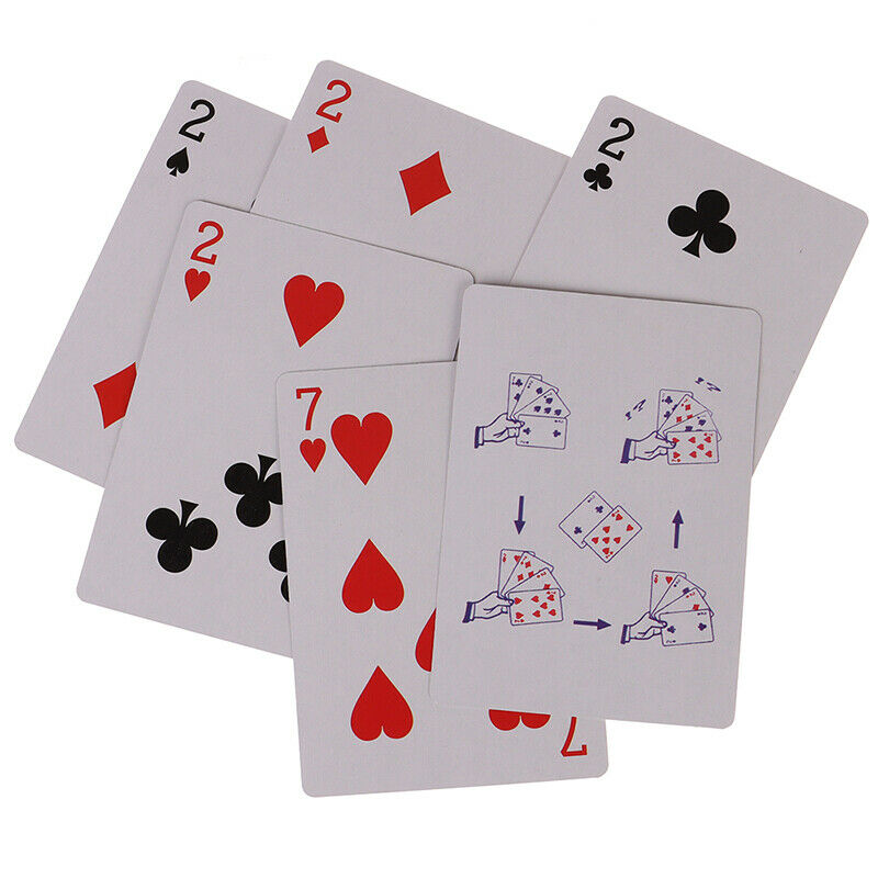 4 Cards 7 To 2 Transformer Magic Tricks Close Up Street Magic Props ToysjoJ.DD