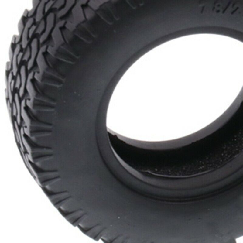 4PCS 1.55 Inch Rubber Tires for 1/14 Rm8 Baja RC Rock Cler Remote Control Car W5