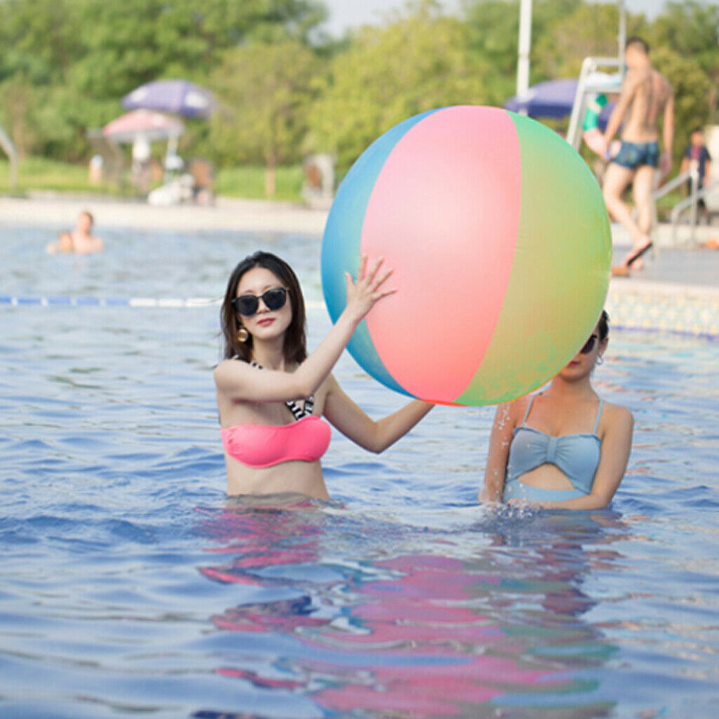 Inflatable Beach Balls 31.5 inch Pool Ball for Beach Summer Parties, and Gifts,