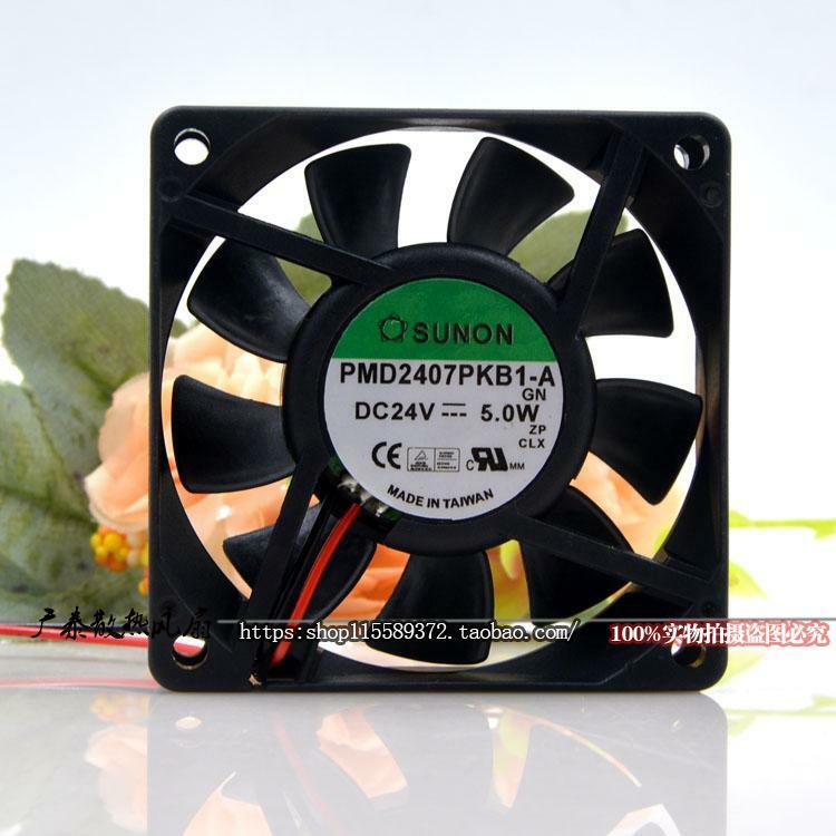 For Sunon PMD2407PKB1-A fan 70*70*20mm 2pin 24V 5.0W