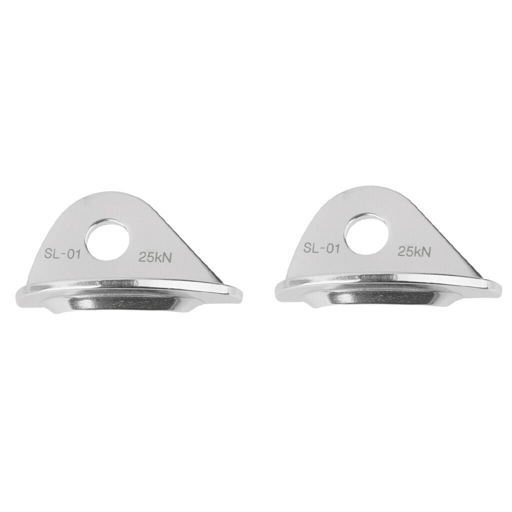 4pcs Stainless Steel Climbing 25KN Anchor Plates Hanger Bolts Set M10x80