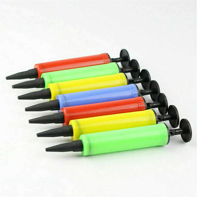 HOT Mini Balloon Pump Hand Push Plastic Inflator Balloon Accessories Random AU