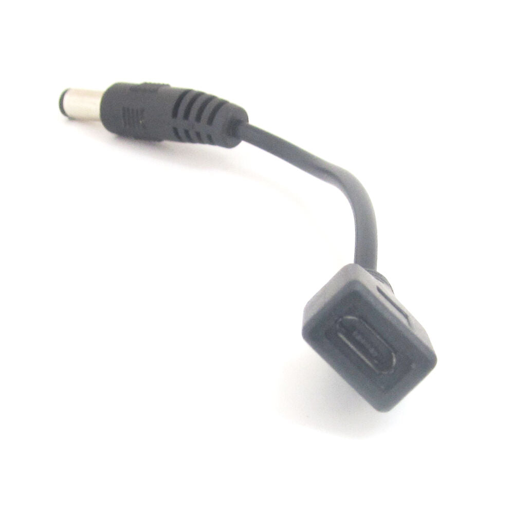 50pcs 5.5x2.1mm Male Plug to Micro 5pin USB Female Socket DC Power Adapter cable