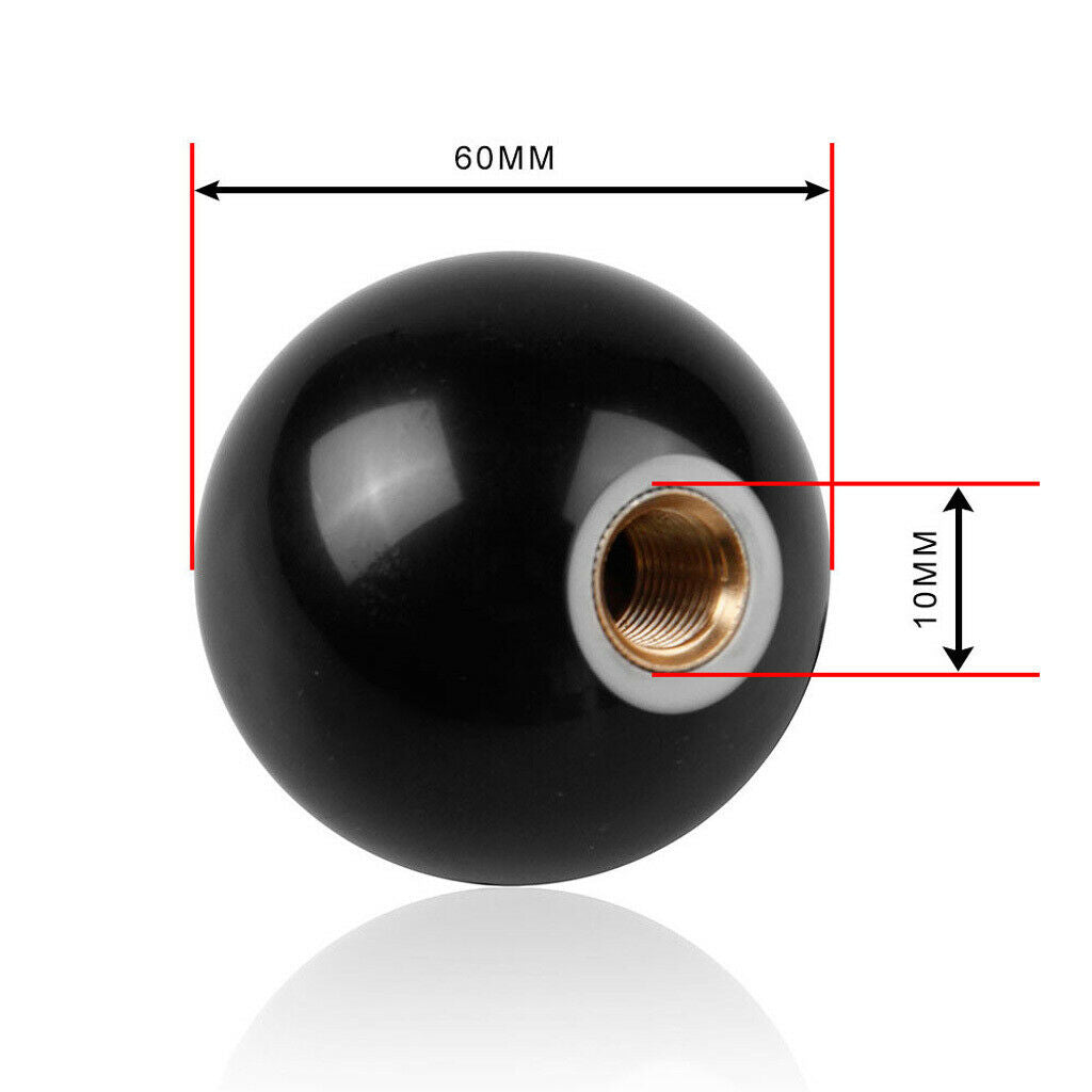 8 Eight Pool Billiard Ball custom Gear Shifter Shift Knob Car Lever Black Truck
