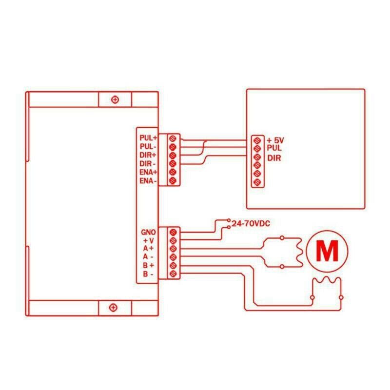 Digital Stepper Driver, Dm556 Progressive Motor Driver Is Suitable for Nema W8N2