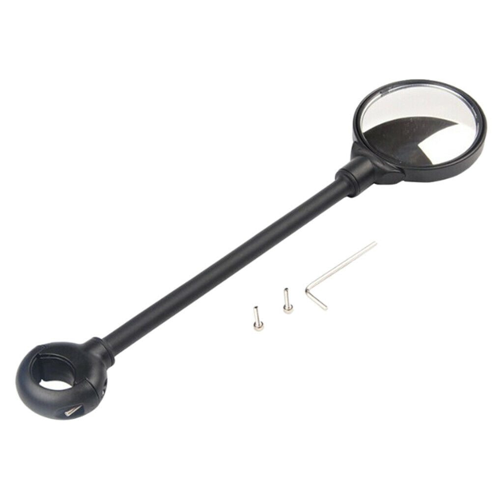 Bike Mirror Adjustable Bicycle Rearview Handlebar for Dia. 22-27 Handlebar