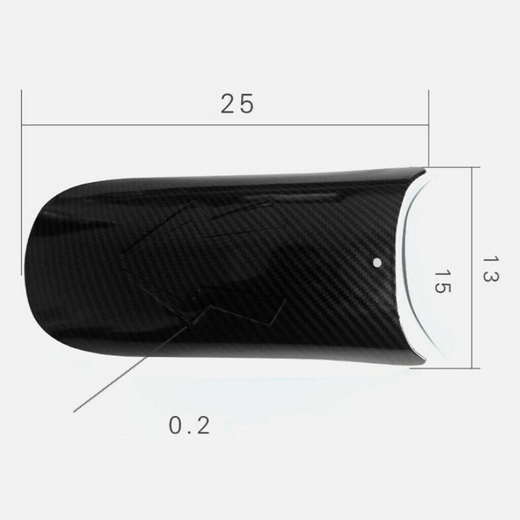 Carbon Fiber Front Fender Wheel Mudguard Extension for Motorcycle Motorbike