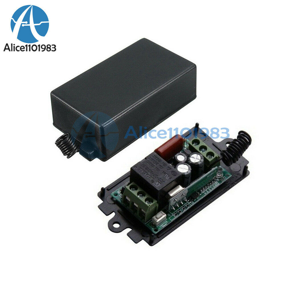 1-Channel 1CH 220V 10A Relay Wireless Remote Control Switch Transmitter Receiver