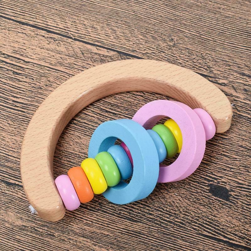Kids Finger Training Baby Rattle Kids Behavior Correction Wooden Toys