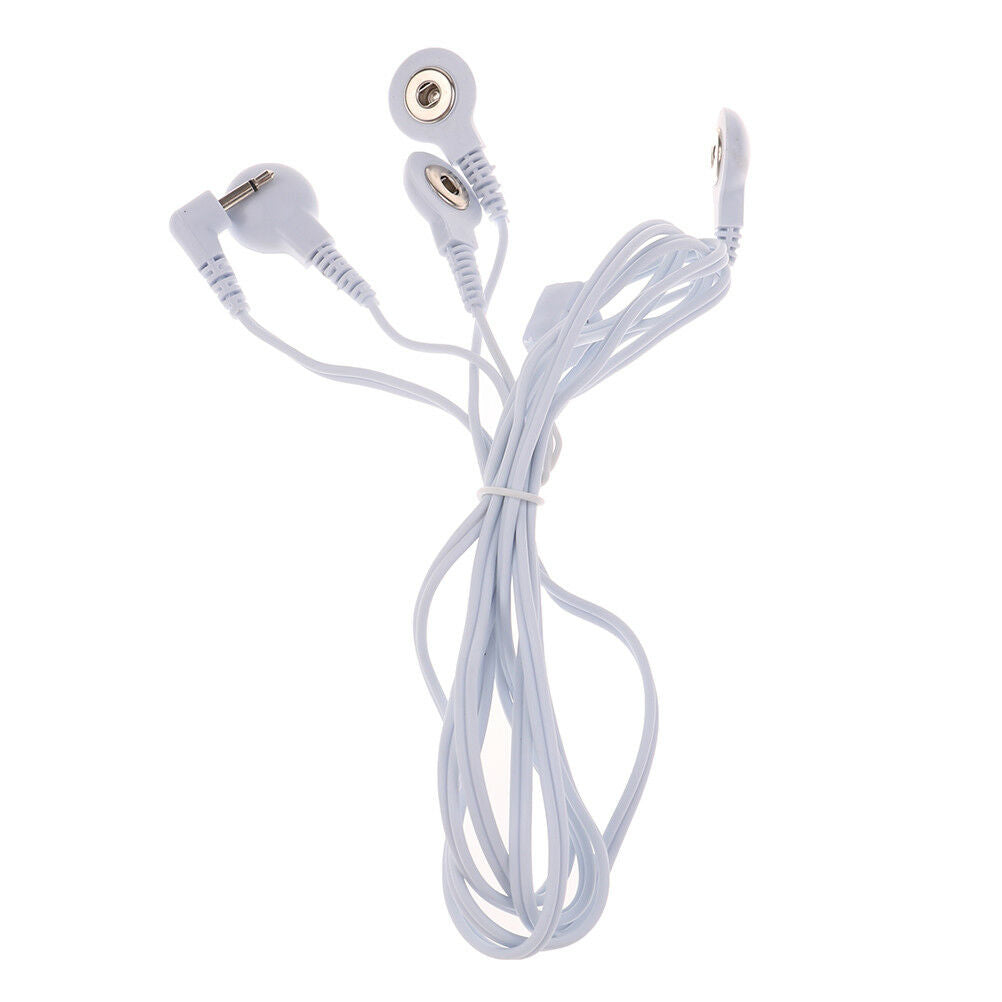 Electrode Lead Wire Machine Massager Electrode Wire Plug 3.55mm 4-Wa.l8
