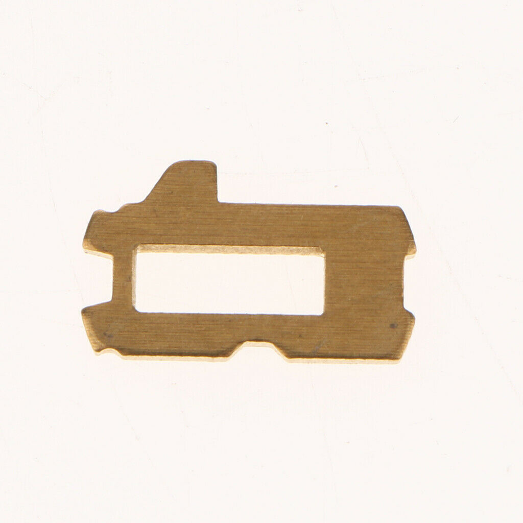 5 Pieces Car Lock Reed Key Cylinder Gasket Plate Kit w/ Spring for Mazda