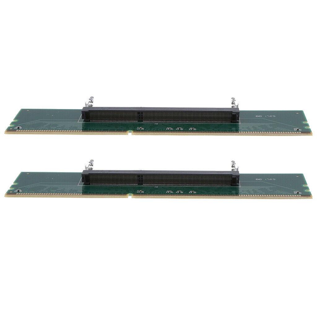 2Pcs DDR3 Laptop to Desktop Memory RAM Connector Adapter Memory
